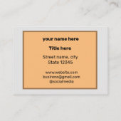 EENVOUDIG MINIMAAL TOEVOEGEN UW LOGO-DOUANESTEKST  VISITEKAARTJE (Achterkant)