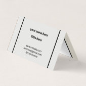 EENVOUDIG MINIMAAL TOEVOEGEN UW LOGO-DOUANESTEKST  VISITEKAARTJE (Achterkant)