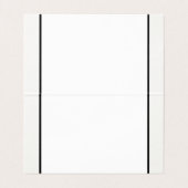 EENVOUDIG MINIMAAL TOEVOEGEN UW LOGO-DOUANESTEKST  VISITEKAARTJE (Binnenkant ongevouwen)