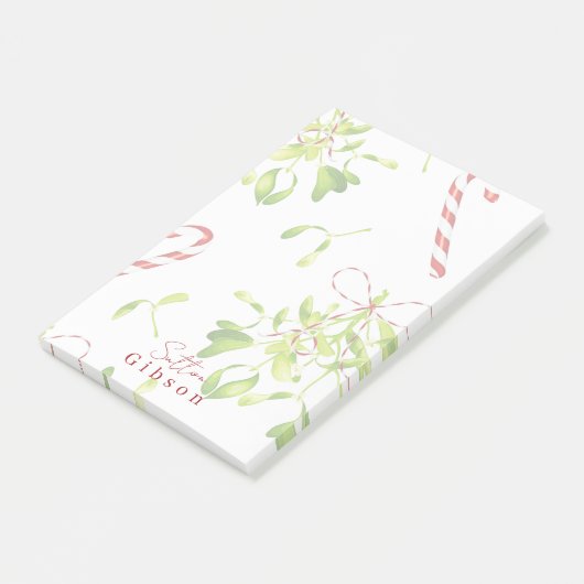 Eenvoudig minimaal  vakantiegroen post-it® notes (Schuin)