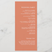 Eenvoudig minimaal vet Sinaasappel Citrus bruiloft (Achterkant)