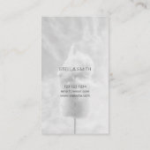 Eenvoudig minimaal Visitekaartje (Achterkant)