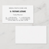 Eenvoudig, minimaal Visitekaartje (Voorkant / Achterkant)