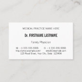 Eenvoudig, minimaal Visitekaartje (Voorkant)