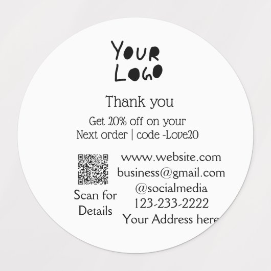 eenvoudig minimaal voeg hier uw logo/ontwerp tekst labels (Design 1)