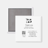 eenvoudig minimaal voeg hier uw logo/ontwerp tekst magneet (Voorkant / Achterkant)