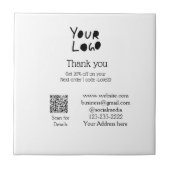 eenvoudig minimaal voeg hier uw logo/ontwerp tekst tegeltje (Voorkant)