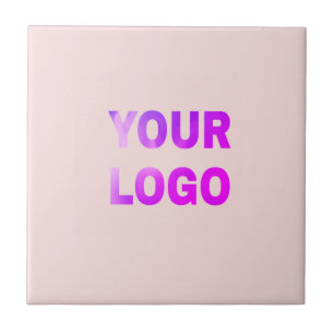 eenvoudig minimaal voeg hier uw logo/ontwerp toe t tegeltje