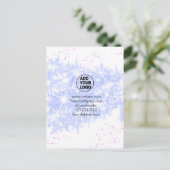 eenvoudig minimaal voeg hier uw logo-/ontwerpnaam briefkaart (Staand voorkant)