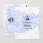 eenvoudig minimaal voeg hier uw logo-/ontwerpnaam briefkaart (Voorkant / Achterkant)