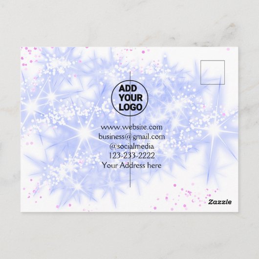 eenvoudig minimaal voeg hier uw logo-/ontwerpnaam briefkaart (Achterkant)