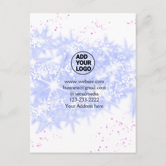 eenvoudig minimaal voeg hier uw logo-/ontwerpnaam briefkaart (Voorkant)