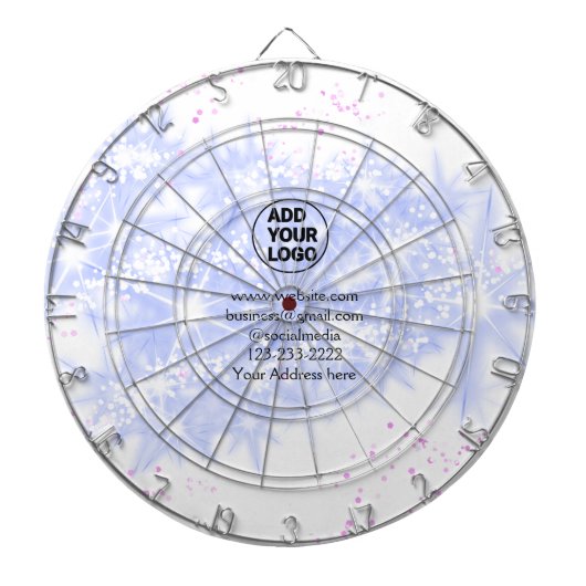 eenvoudig minimaal voeg hier uw logo-/ontwerpnaam  dartbord (Voorkant)