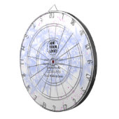 eenvoudig minimaal voeg hier uw logo-/ontwerpnaam  dartbord (Voorkant Rechts)