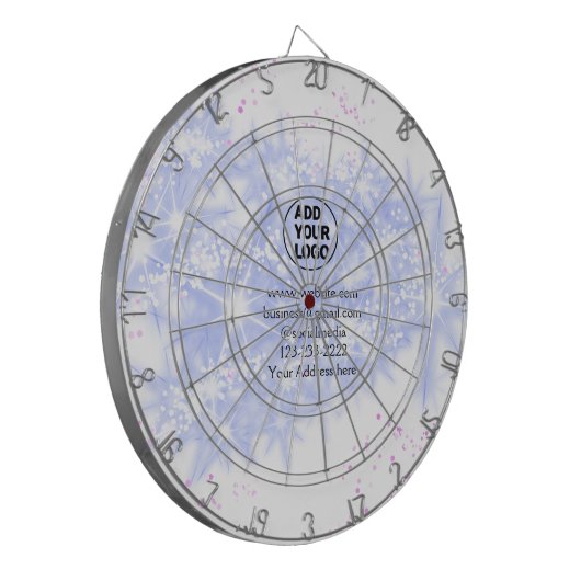 eenvoudig minimaal voeg hier uw logo-/ontwerpnaam dartbord (Voorkant Links)