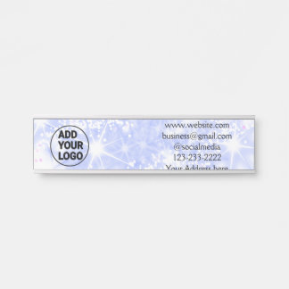 eenvoudig minimaal voeg hier uw logo-/ontwerpnaam  deurbordje