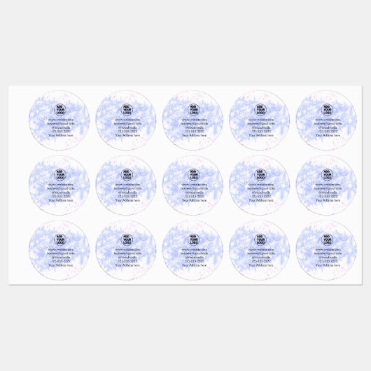 eenvoudig minimaal voeg hier uw logo-/ontwerpnaam  labels (Vel)