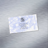 eenvoudig minimaal voeg hier uw logo-/ontwerpnaam magnetisch visitekaartje (Voorbeeld)