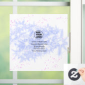 eenvoudig minimaal voeg hier uw logo-/ontwerpnaam  raamsticker (Huis)