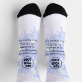 eenvoudig minimaal voeg hier uw logo-/ontwerpnaam sokken (Top)