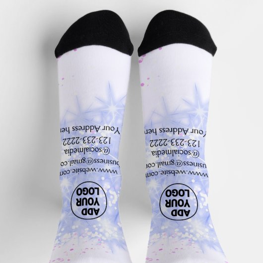 eenvoudig minimaal voeg hier uw logo-/ontwerpnaam sokken (Top)