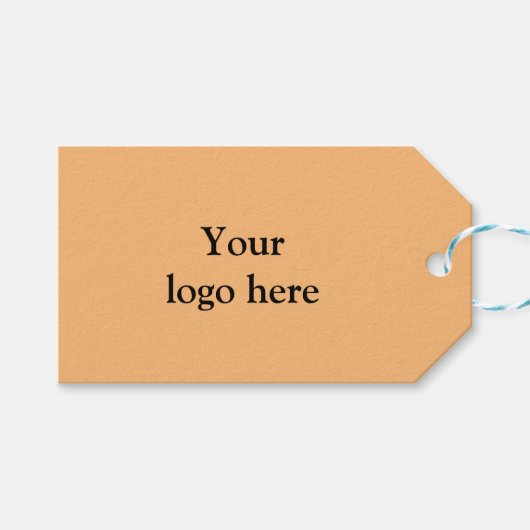 eenvoudig minimaal voeg je cadeautje voor logo toe cadeaulabel (Voorkant (Horizontaal))