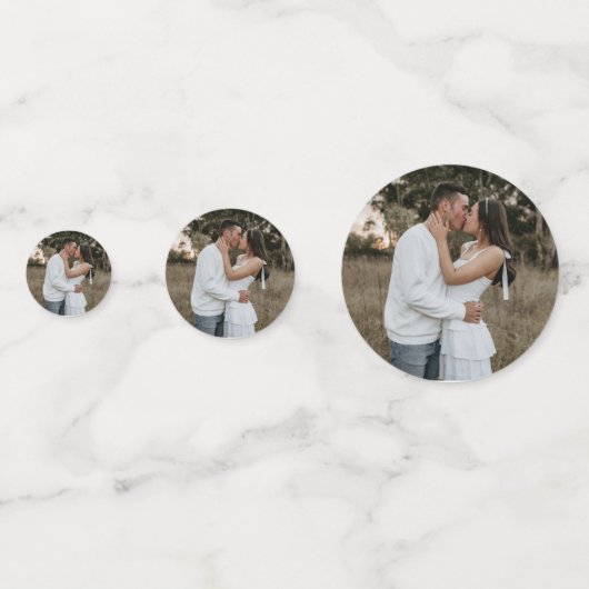 eenvoudig minimaal voeg je foto-afbeelding toe confetti (Achterkanten)