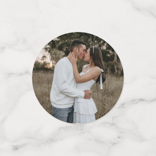 eenvoudig minimaal voeg je foto-afbeelding toe confetti (Kleine voorkant)