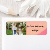 eenvoudig minimaal voeg je foto-waterverf toe en g etiket (Insitu)