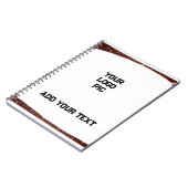 Eenvoudig minimaal voeg je fototekst glitter spars notitieboek (Linkerzijde)