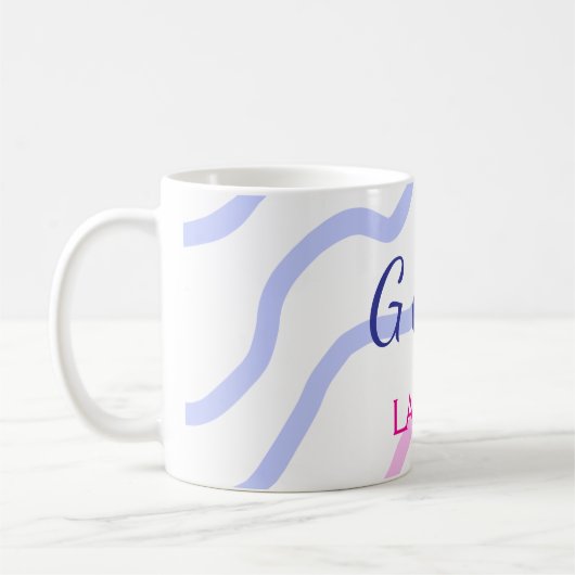 EENVOUDIG MINIMAAL voeg je koppelnaam stadnaam tek Koffiemok (Links)