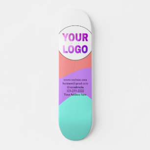 eenvoudig minimaal voeg je logo/design hier    tek persoonlijk skateboard