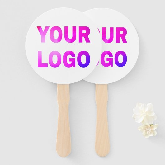 eenvoudig minimaal voeg je logo/design hier tekst  handwaaier (Voorkant en achterkant)