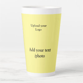 eenvoudig minimaal voeg je logo-tekstgegevens koff latte mok