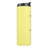 eenvoudig minimaal voeg je logo-tekstgegevens koff thermosbeker (Gedraaid links)