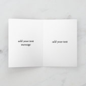 Eenvoudig minimaal voeg je logo-tekstkaart toe kaart (Binnen)