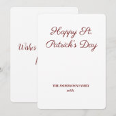 Eenvoudig minimaal voeg je logo-tekstnaam toe aankondiging (Voorkant / Achterkant)