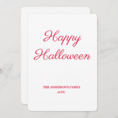 Eenvoudig minimaal voeg je logo-tekstnaam toe aankondiging (Voorkant / Achterkant)