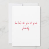 Eenvoudig minimaal voeg je logo-tekstnaam toe aankondiging (Achterkant)