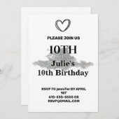 Eenvoudig minimaal voeg je logo-tekstnaam toe kaart (Voorkant / Achterkant)