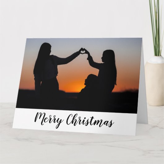 Eenvoudig minimaal voeg je logo-tekstnaam toe kaart (Voorkant)