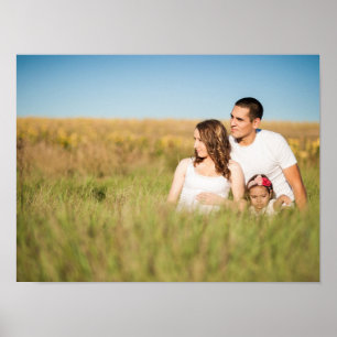 Eenvoudig minimaal voeg je logo-tekstnaam toe poster