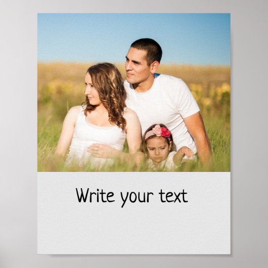 Eenvoudig minimaal voeg je logo-tekstnaam toe poster (Voorkant)