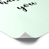 Eenvoudig minimaal voeg je logo-tekstnaam toe poster (Hoek)