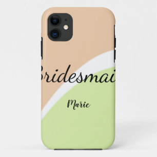 EENVOUDIG MINIMAAL voeg je naam toe aangepaste bru Case-Mate iPhone Case