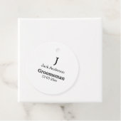 EENVOUDIG MINIMAAL voeg je naam toe aangepaste gro Bedankjes Labels (In situ)