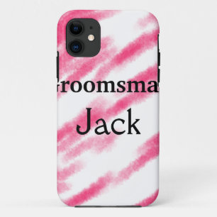 EENVOUDIG MINIMAAL voeg je naam toe aangepaste gro Case-Mate iPhone Case