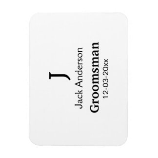 EENVOUDIG MINIMAAL voeg je naam toe aangepaste gro Magneet