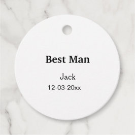 EENVOUDIG MINIMAAL voeg je naam toe getuige van de Bedankjes Labels