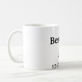 EENVOUDIG MINIMAAL voeg je naam toe getuige van de Koffiemok